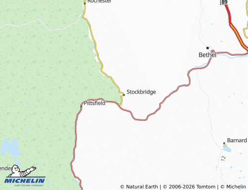 Mapa MICHELIN Stockbridge - ViaMichelin