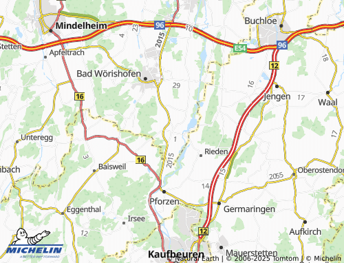 MICHELIN-Landkarte Schlingen - ViaMichelin