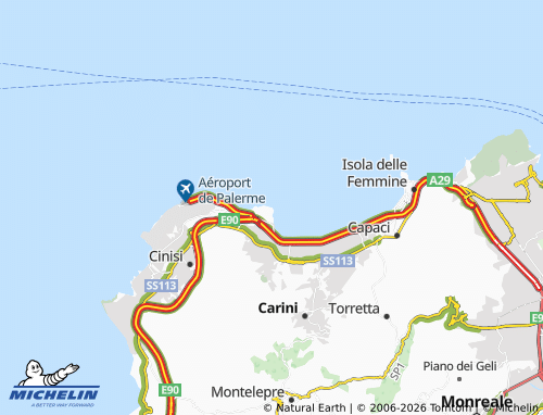 MICHELIN Torre Muzza map - ViaMichelin