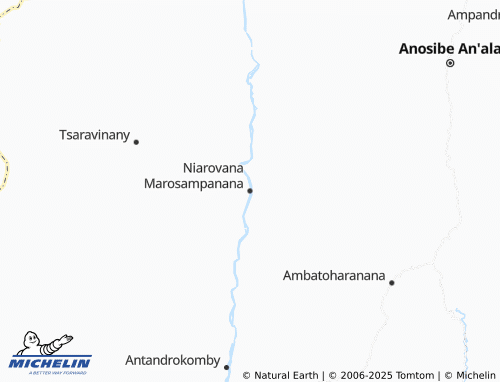 MICHELIN Niarovana Marosampanana map - ViaMichelin