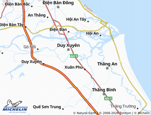 Mapa MICHELIN Quế Xuân 1 - ViaMichelin