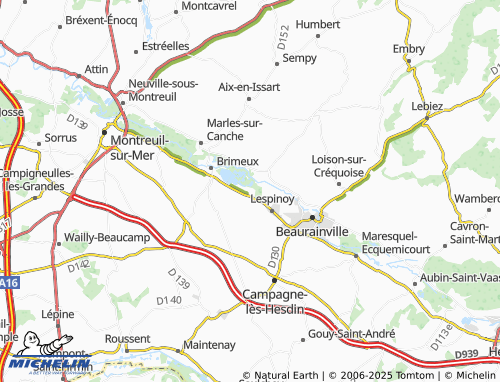 Mappa MICHELIN Le Petit Brimeux - ViaMichelin