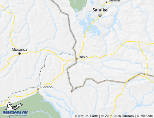 Mappa MICHELIN Dilolo - ViaMichelin