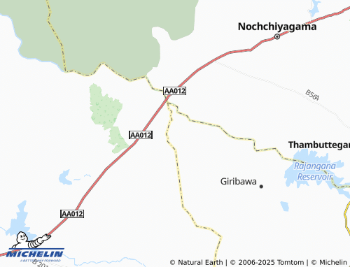 MICHELIN Sadagala map - ViaMichelin