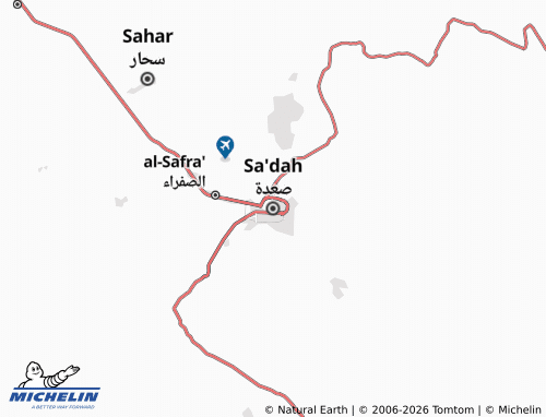 Carte MICHELIN Sa'dah - ViaMichelin