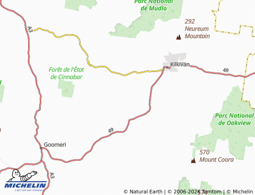 Mapa MICHELIN Cinnabar - ViaMichelin