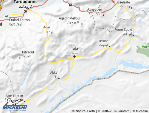 MICHELIN Tata map - ViaMichelin