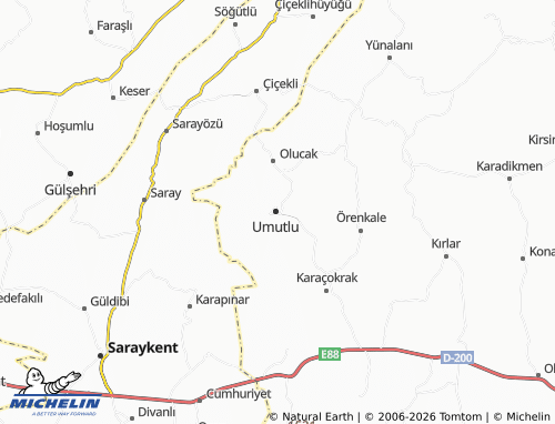 MICHELIN Kale map - ViaMichelin
