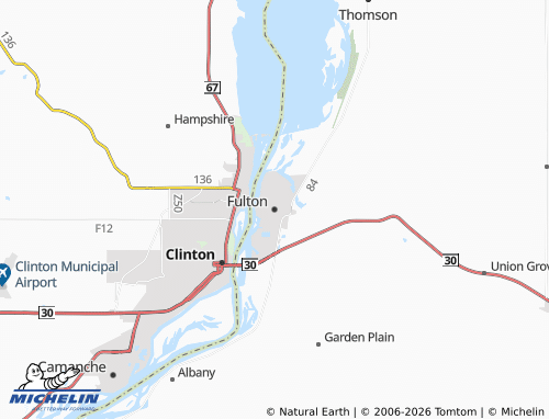Mappa MICHELIN Fulton - ViaMichelin