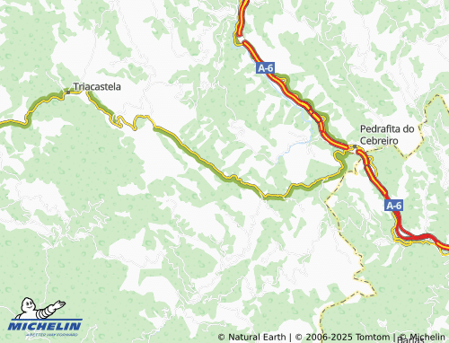 MICHELIN Padornelo (San Xoán) map - ViaMichelin