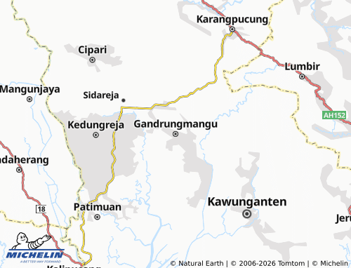 Carte MICHELIN Gandrungmangu - ViaMichelin