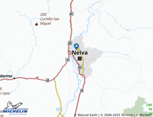 MICHELIN Los Potros map - ViaMichelin