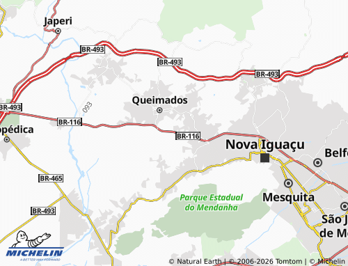 Mapa MICHELIN Vila Caiçaras - ViaMichelin