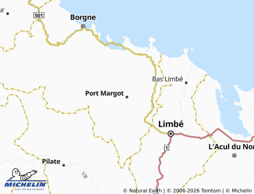 Mapa MICHELIN Port Margot - ViaMichelin