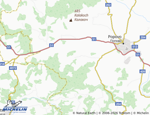 Mapa MICHELIN Posabina - ViaMichelin