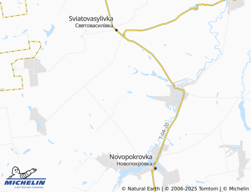 MICHELIN Malynove map - ViaMichelin