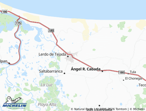 Mapa MICHELIN San Carlos - ViaMichelin
