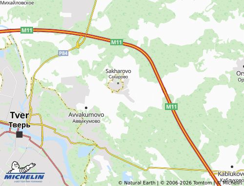 Carte MICHELIN Goryutino - ViaMichelin