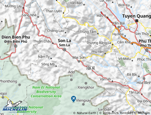 MICHELIN Mai Sơn map - ViaMichelin
