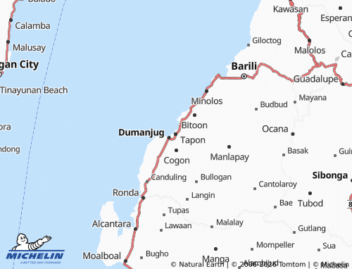 MICHELIN Tapon map - ViaMichelin
