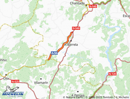 MICHELIN Carballedo (Santa María) map - ViaMichelin