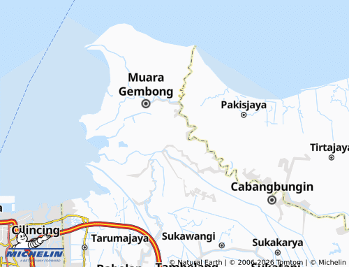 MICHELIN Jayasakti map - ViaMichelin