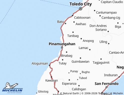 MICHELIN Pinamungahan map - ViaMichelin