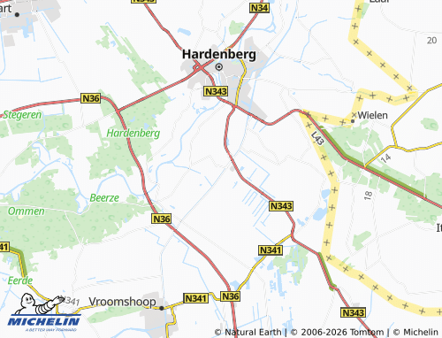 MICHELIN Bergentheim map - ViaMichelin