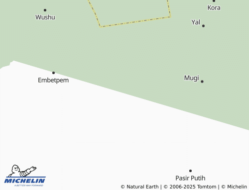 MICHELIN Yepma map - ViaMichelin