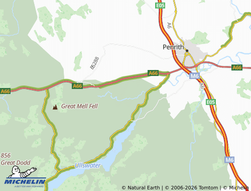 Carte MICHELIN Dacre - ViaMichelin