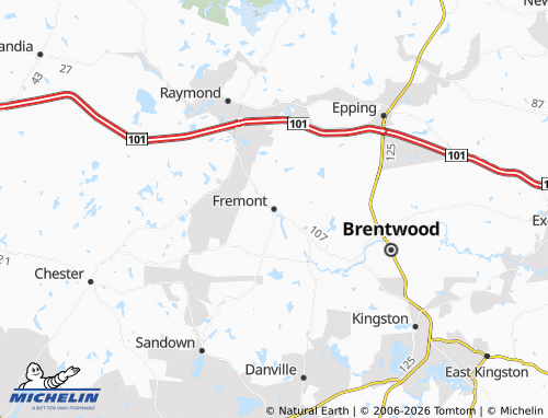 Mappa MICHELIN Fremont - ViaMichelin