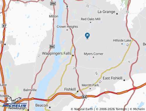 Mappa MICHELIN Wappingers Falls - ViaMichelin