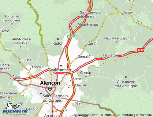 Mappa MICHELIN Semallé - ViaMichelin