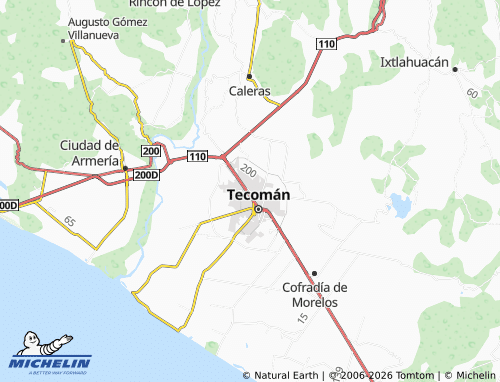 MICHELIN Tepeyac map - ViaMichelin