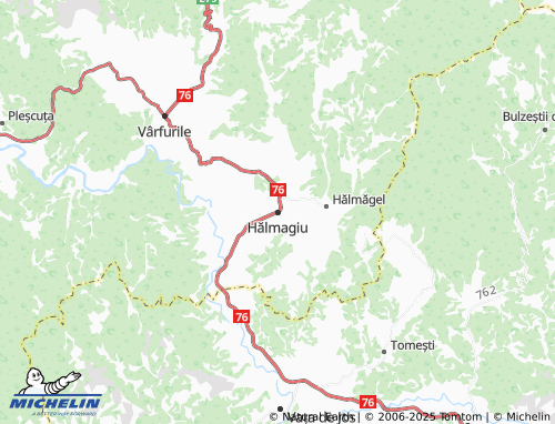 MICHELIN Hălmagiu map - ViaMichelin