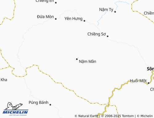 MICHELIN Nậm Mằn map - ViaMichelin