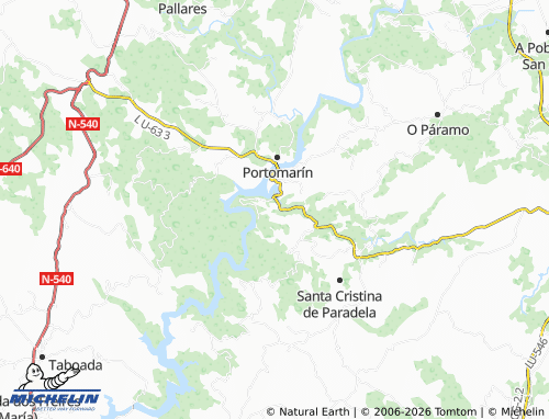 MICHELIN A Reguenga map - ViaMichelin