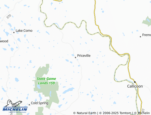 MICHELIN Priceville map - ViaMichelin