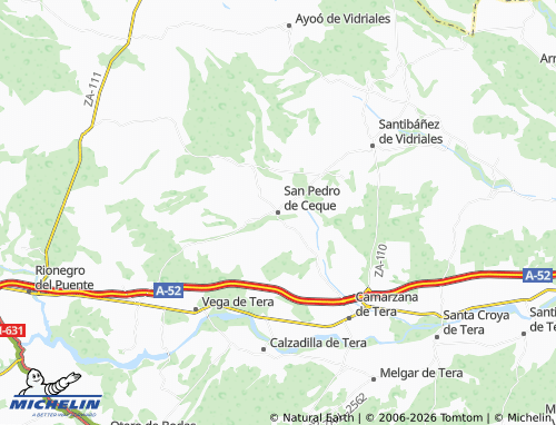 MICHELIN San Pedro de Ceque map - ViaMichelin
