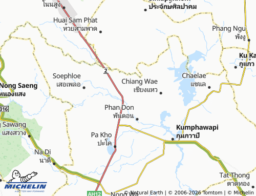 Mapa MICHELIN Pha Suk - ViaMichelin