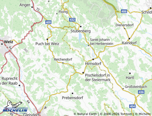 Mapa MICHELIN Romatschachen - ViaMichelin