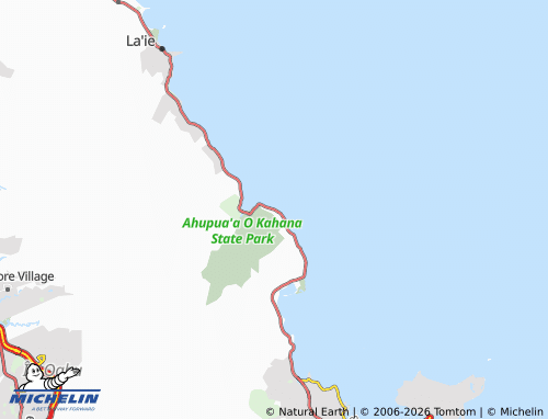 Carte MICHELIN Kaaawa - ViaMichelin