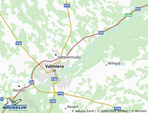 Mapa MICHELIN Pilāti - ViaMichelin