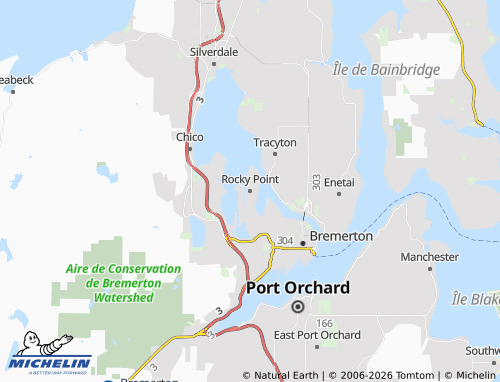Mapa MICHELIN Rocky Point - ViaMichelin