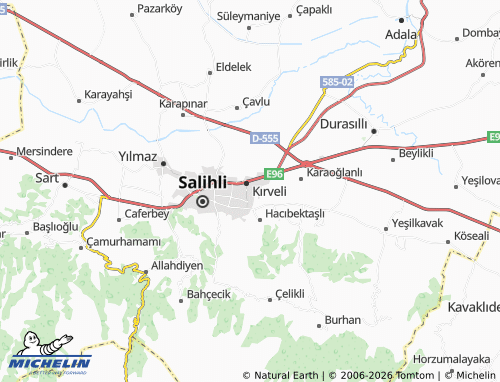 MICHELIN Güneş map - ViaMichelin
