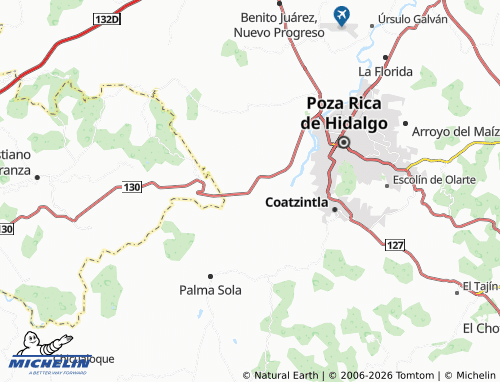 Mapa MICHELIN Zacate Colorado - ViaMichelin