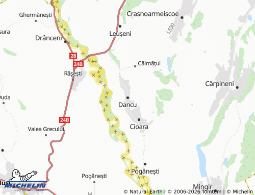 MICHELIN-Landkarte Dancu - ViaMichelin