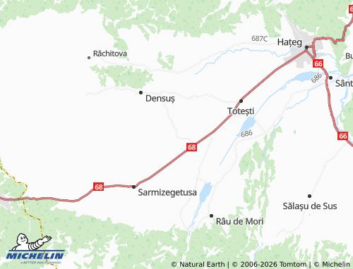 Mappa MICHELIN Peșteana - ViaMichelin