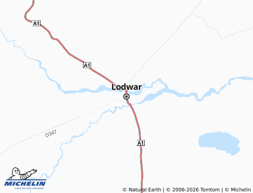 Mappa MICHELIN Lodwar - ViaMichelin
