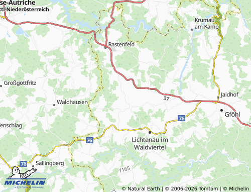 Mapa MICHELIN Niedergrünbach - ViaMichelin